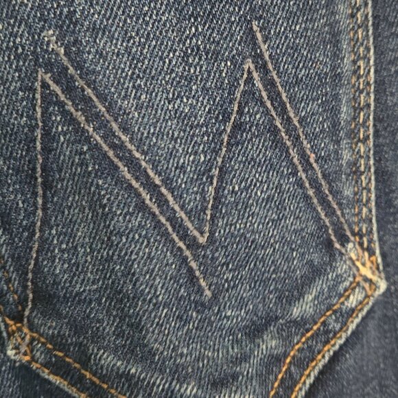 Mother Mid Rise Rider Flood These Boots Are Made For Walkin Size 25 - Picture 7 of 12